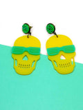 Calavera con gafas