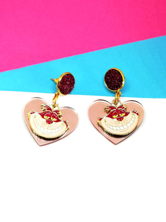 Cheshire Heart Earrings
