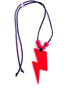 Red Lightning Pendant