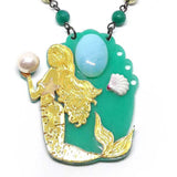 Long art nouveau Mermaid necklace
