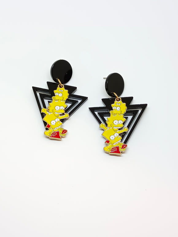 Hermanos triangle earrings