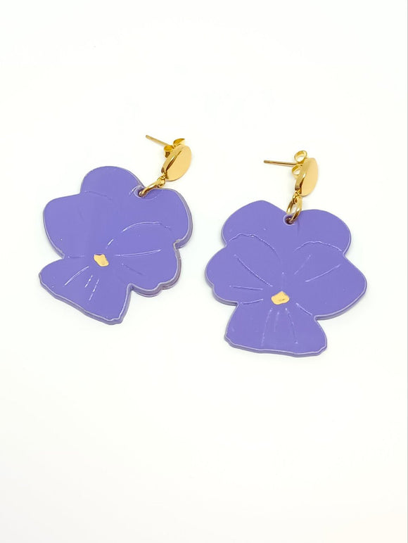 Violet Thoughts Earrings