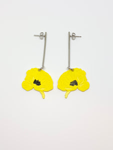 Yellow Poppies Earrings