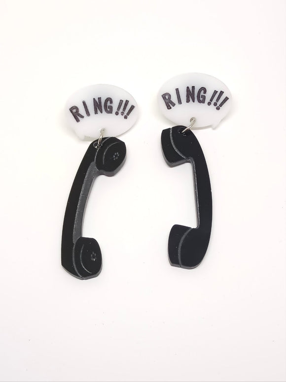 Telephone Earrings