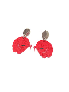 Red Poppies Earrings
