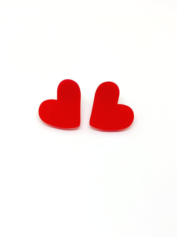 Red Hearts Earrings m