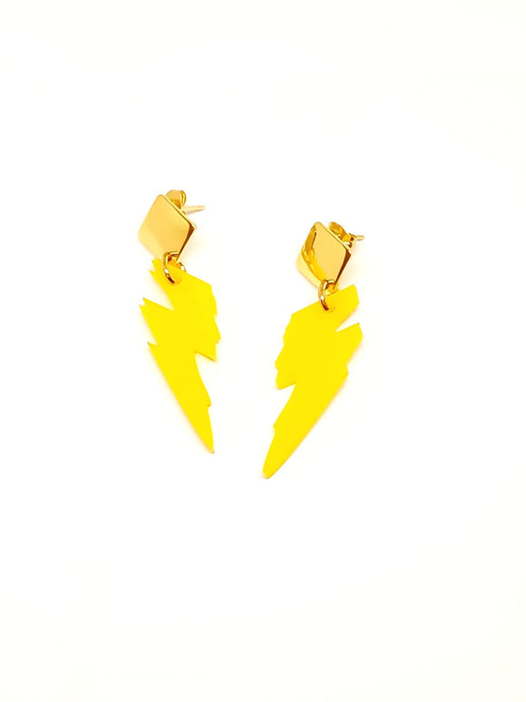 Yellow Rays Earrings