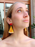 Pizza Earrings