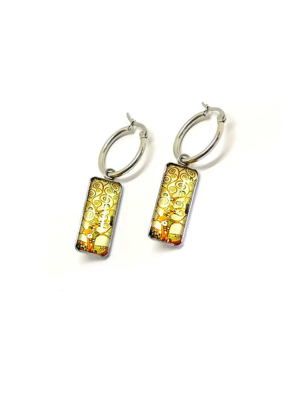 Pendientes Árbol de la vida de Klimt