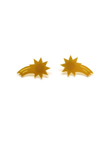 Golden Shooting Stars Earrings 