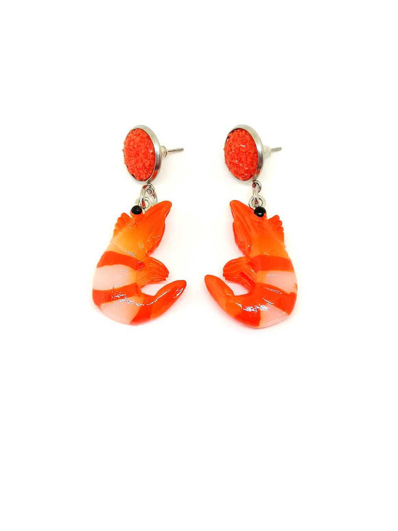 Prawn Earrings