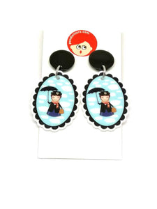 Kokeshi Mary Earrings 