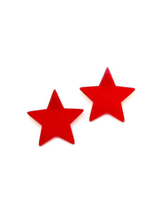 Red Stars Earrings 