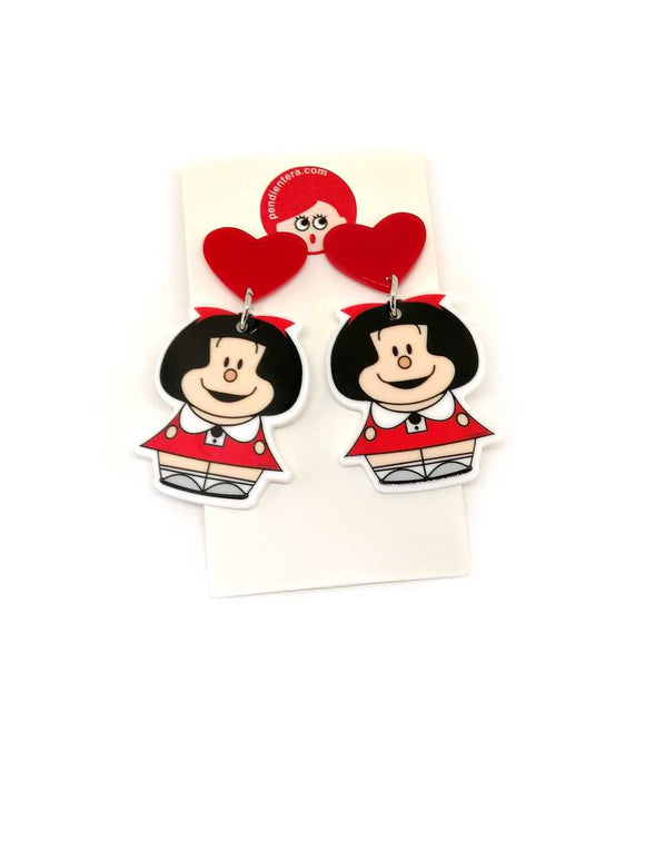 Kokeshi Mafalda Earrings