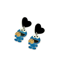 Cookie Monster Earrings